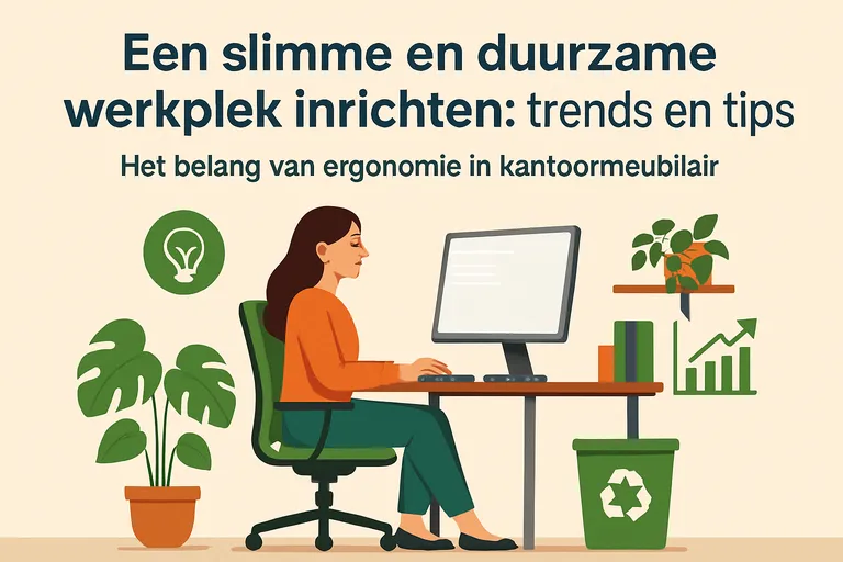 Een slimme en duurzame werkplek inrichten: trends en tips Een slimme en duurzame werkplek inrichten: trends en tips